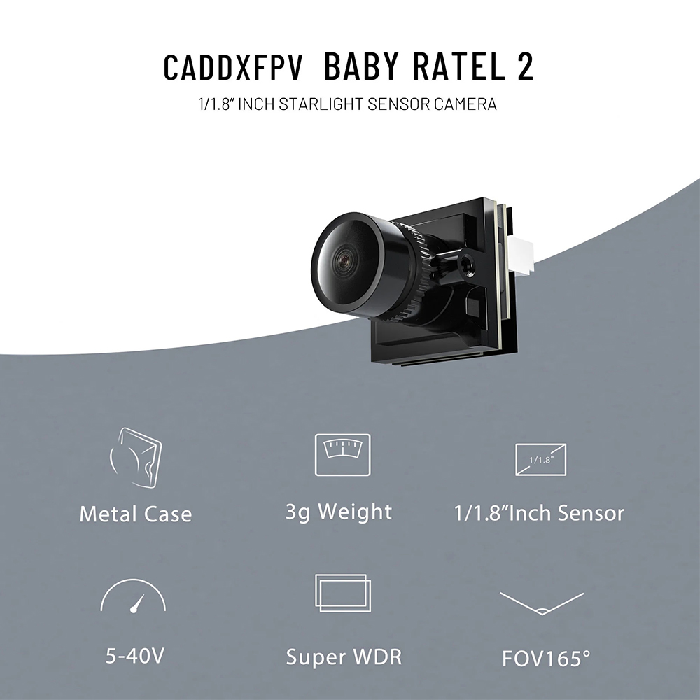 CADDX Micro FPV Camera Ratel 2 - Drone Rc Leading review and price