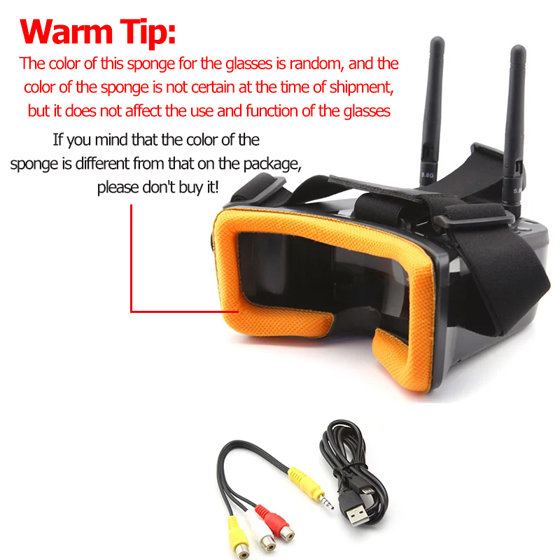 VR009 FPV Video Goggles 3Inch  - Drone Rc Leading review and price